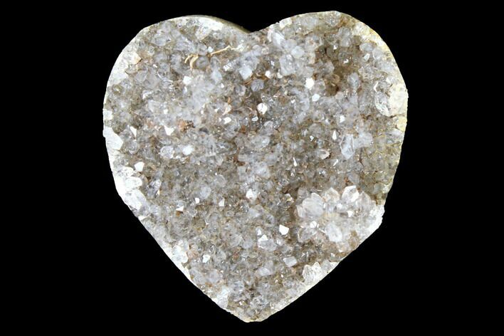 Quartz Crystal Cluster Heart - Uruguay #128700
